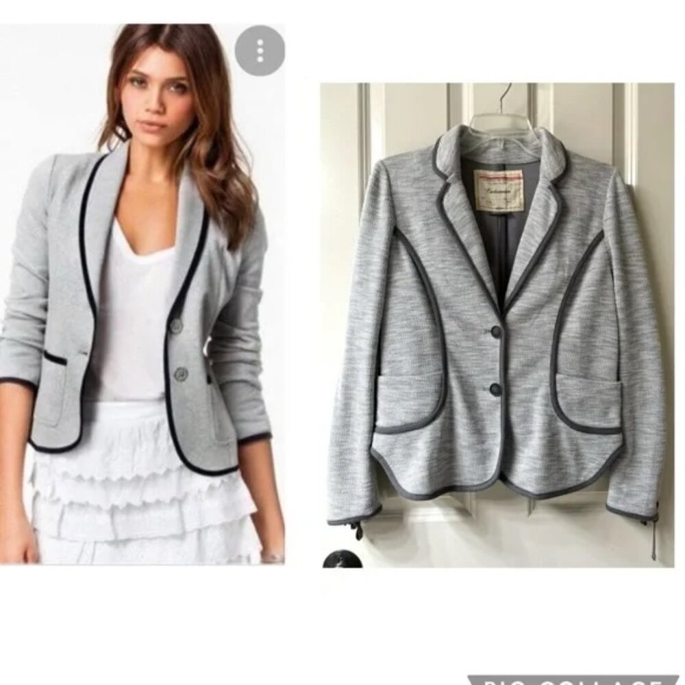 Anthropologie x Cartonnier Knit Blazer Jacket
